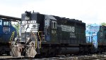 NS 1624 sits at the fuel racks in Glenwod Yard